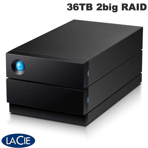 Lacie 36TB 2big RAID USB Type-C USB 3.2 Gen2 (USB 3.1) 対応 外付け HDD # STHJ36000800 ラシー (外付けハードディスク)