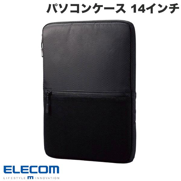 樂天商城 - エレコム パソコンケース メッシュポケット 撥水加工 14インチ ブラック # BM-IBMP14BK エレコム (ノートPCスリーブケース)