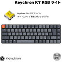 Keychron K7 Mac{z L / Bluetooth 5.1 CX Ή eL[X [vt@C IveBJ zbgXbv Keychron  71L[(oii) RGBCg JjJL[{[h # K7-E4-JIS L[N MacΉ