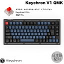 Keychron V1 QMK tXebhubN() Mac{z L eL[X zbgXbv Keychron K Pro Ԏ 85L[ RGBCg JX^JjJL[{[h muo[W # V1-C1-JIS L[N (L[{[h)