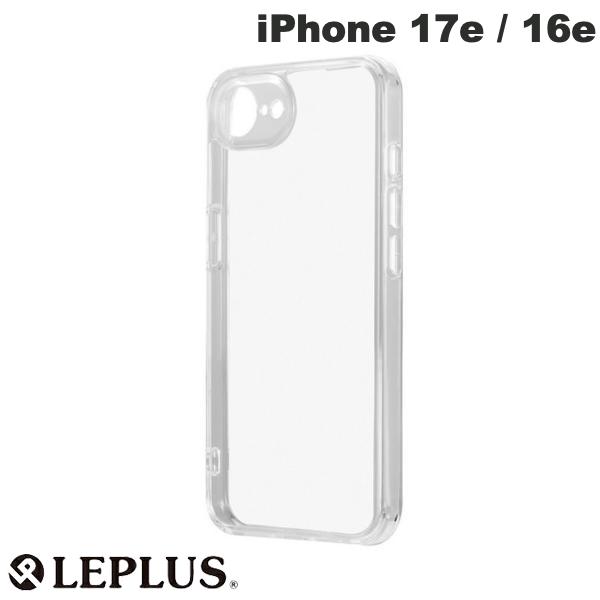 LEPLUS iPhone 17e/16e Clear Case, Scratch-Resistant & Shockproof Hybrid Case, UTILO Hybrid, Precision Design, Clear # LN-ISS24CTHZCL (Smartphone Case/Cover)
