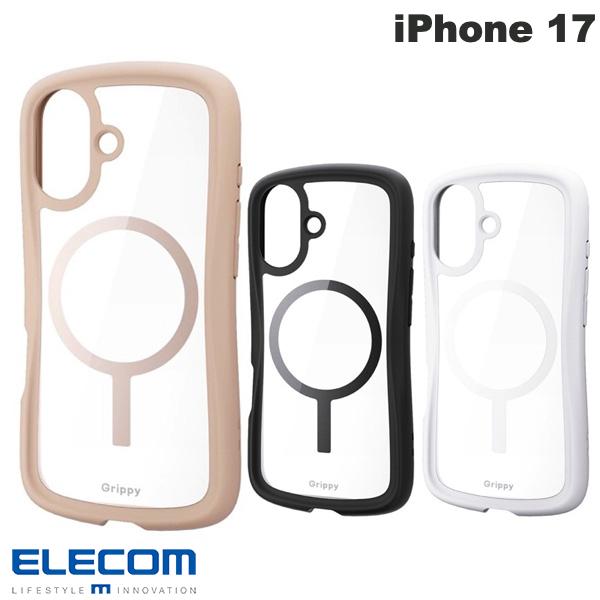 ELECOM iPhone 17 GRIP 프레임 컬러 MAGKEEP (스마트폰 케이스 커버) 2025