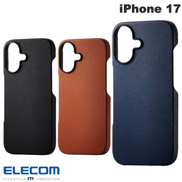 樂天商城 - エレコム iPhone 17 ソフトレザーケース オープンレザー (スマホケース・カバー) 2025