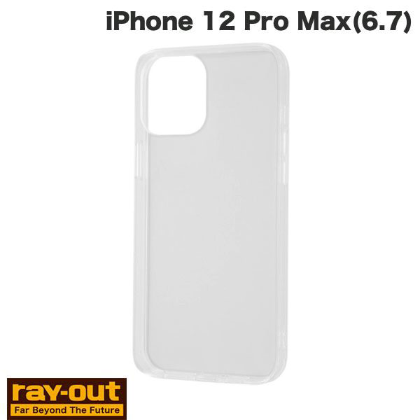 Ray Out iPhone 12 Pro Max 하이브리드 케이스 클리어 # RT-P28CC2/CM 레이아웃 (스마트폰 케이스 커버)