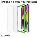 [lR|X] BELKIN iPhone 14 Plus / 13 Pro Max SCREENFORCE ی KXtB 0.33mm 2Zbg # OVA124zz xL (tیKXtB)