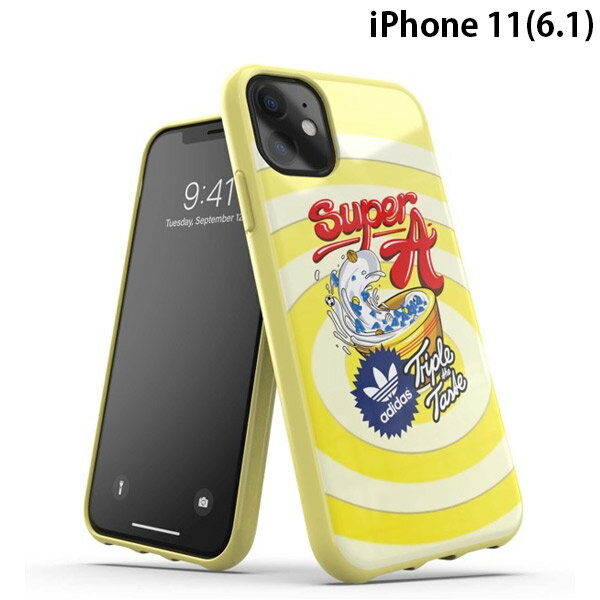 [lR|X] y݌Ɍz adidas iPhone 11 OR Moulded Case BODEGA FW19 Shock Yellow # 36342 (EV7845) AfB_X (X}zP[XEJo[)