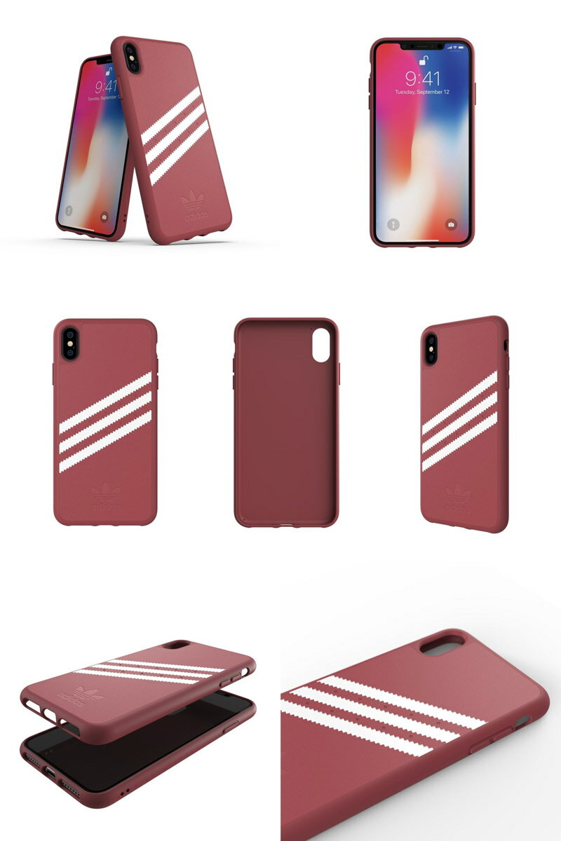 【在庫限り】 adidas iPhone XS Max OR-Moulded Case GAZELLE Pink # CL2343 アディダス (スマホケース・カバー)