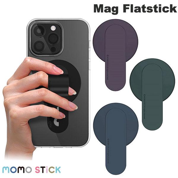  MOMO STICK Mag Flatstick MagSafe対応 グリップスタンド モモスティック (スマホリング) マグセーフ スマホリング スマホホルダー スマホベルト スマホバンド ホールドリング iPhone Android 落下防止
