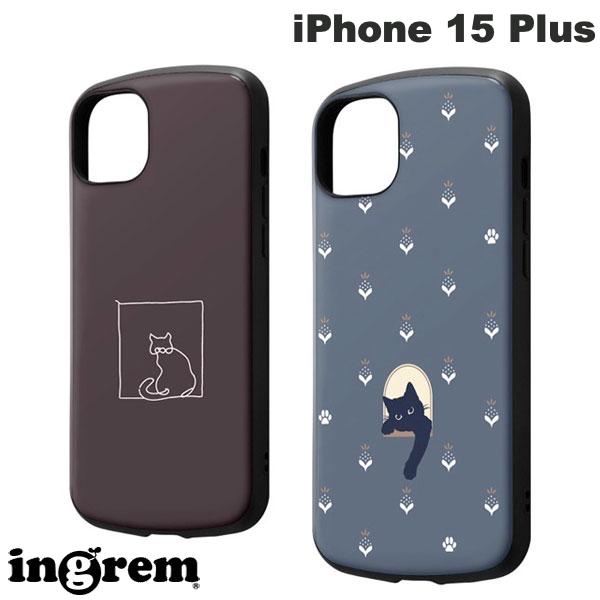 ingrem iPhone 15 Plus 내충격 케이스 MiA-collection 고양이 잉글렘(스마트폰 케이스·커버)
