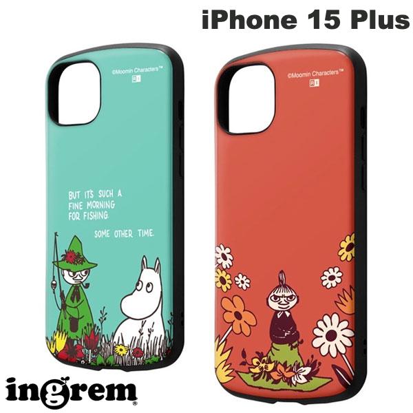 ingrem iPhone 15 Plus Moomin Shockproof Case MiA (Smartphone Case/Cover)