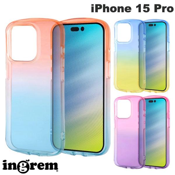 樂天商城 - iPhone15pro ケース ingrem iPhone 15 Pro 耐衝撃 TPUソフトケース グラデーション GREA イングレム (スマホケース・カバー)