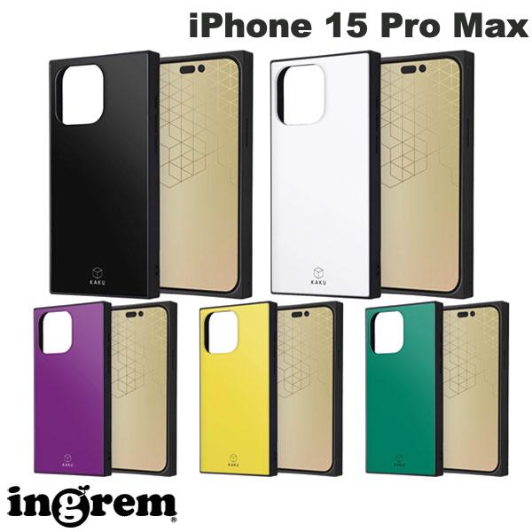 iPhone15ProMax 케이스 ingrem iPhone 15 Pro Max 내충격 하이브리드 케이스 KAKU 잉글렘 (스마트폰 케이스·커버)