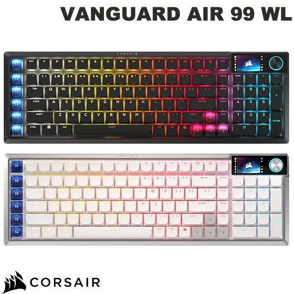 Corsair VANGUARD AIR 99 WL 英語配列 Bluetooth / 2.4GHz ワイヤレス / 有線 ゲーミングキーボード コルセア (キーボード)