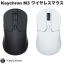 Keychron M3 ワイヤレスマウス 有線 / Bluetooth 5.1 / 2.4GHz ワイヤレス対応 USB A / Type-C レシーバー付属 キークロン (マウス) ゲーミングマウス 70g 軽量 ショートカット設定 RGBライト