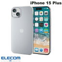 エレコム iPhone 15 Plus ハードケース 極 クリア # PM-A23BPVKCR エレコム (スマホケース・カバー)