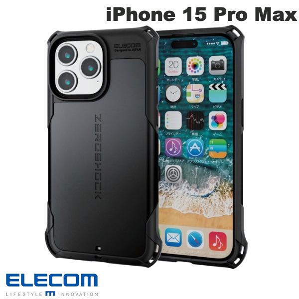 [lR|X] GR iPhone 15 Pro Max ZEROSHOCK ubN # PM-A23DZEROBK GR (X}zP[XEJo[) یtBt