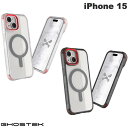 [lR|X] GHOSTEK iPhone 15 Covert MagSafeΉ R NA^tP[X S[XebN (X}zP[XEJo[) wʃNA ӂ t`