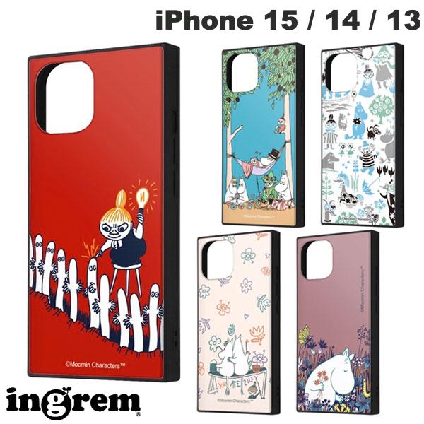 iPhone15 케이스 ingrem iPhone 15 / 14 / 13 무민 하이브리드 케이스 KAKU 잉글렘 (스마트폰 케이스 커버)