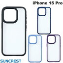  SUNCREST iPhone 15 Pro 衝撃吸収ケース IJOY AIR サンクレスト (スマホケース・カバー)