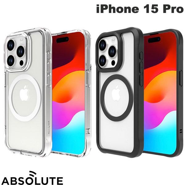 ネコポス発送 Absolute Technology iPhone 15 Pro LINKASE AIR with Gorilla Glass 側面 抗菌 TPU仕様 MagSafe対応 ゴリラガラスケース アブソリュート テクノロジー リンケース エアー ゴリラガラス