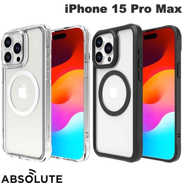 ネコポス発送 Absolute Technology iPhone 15 Pro Max LINKASE AIR with Gorilla Glass 側面 抗菌 TPU仕様 MagSafe対応 ゴリラガラスケース アブソリュート テクノロジー リンケース エアー ゴリラガラス クリアケース