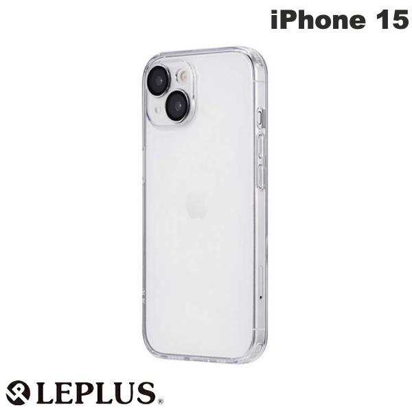 LEPLUS iPhone 15 UTILO All GLASS Cover 클리어 # LN-IM23CAGCL 르플라스 (스마트폰 케이스 커버)