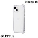 [lR|X] LEPLUS iPhone 15 / 14 UTILO Anti Shock NA # LN-IM23CASCL vX (X}zP[XEJo[)