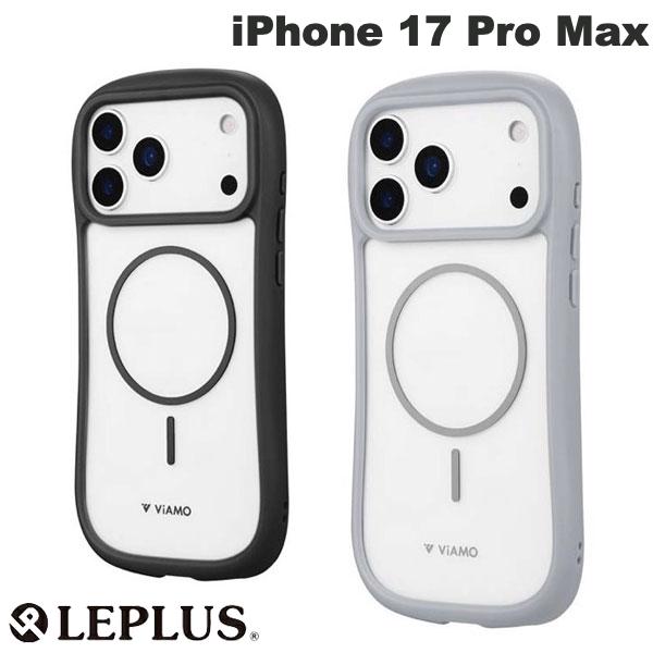 iPhone 17 Case, Clear Back, MagSafe Compatible, Colored Sides, Easy to Hold, LEPLUS iPhone 17 Pro Max Scratch-Resistant & Shockproof Hybrid Case, ViAMO mag, Leplus (Smartphone Case/Cover), with Strap Holder, 2025