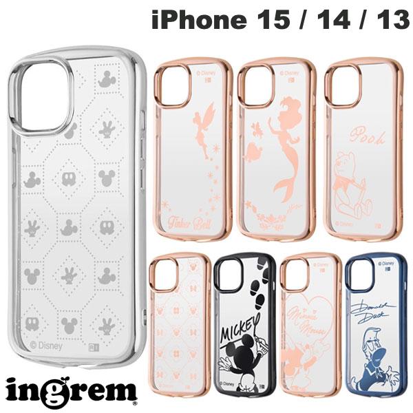 iPhone15 ケース ingrem iPhone 15 / 14 / 13 ディズニー TPUソフトケース METAMOR...