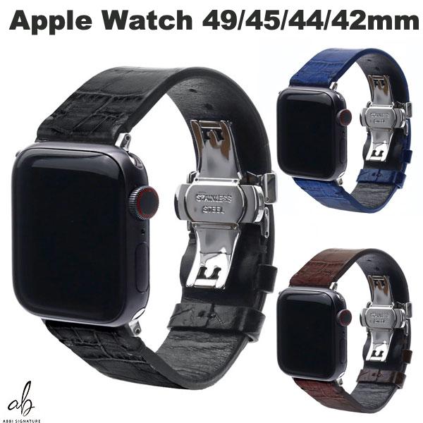 ABBI SIGNATURE Apple Watch 49 / 45 / 44 / 42mm LIPARI ꥢ쥶Х ӡ ͥ (åץ륦å ٥ Х)