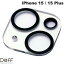 [ネコポス送料無料] Deff iPhone 15 / 15 Plus CLEAR CAMERA LENS COVER クリア # DG-IP23GAC3CR ディーフ (カメラレンズプロテクター) モアレが起こりづらい ゴースト低減