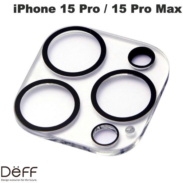 乐天商城 - Deff iPhone 15 Pro / 15 Pro Max CLEAR CAMERA LENS COVER クリア # DG-IP23PGAC3CR ディーフ (カメラレンズプロテクター) モアレが起こりづらい ゴースト低減