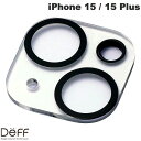 Deff iPhone 15 / 15 Plus PREMIUM CLEAR CAMERA LENS COVER クリア # DG-IP23GAC3PCR ディーフ (カメラレンズプロテクター) モアレが起こりづらい ゴースト低減
