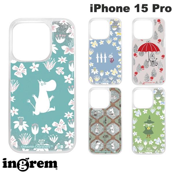 iPhone15pro 케이스 ingrem iPhone 15 Pro 무민 라메 글리터 케이스 잉글렘 (스마트폰 케이스·커버) 반짝반짝