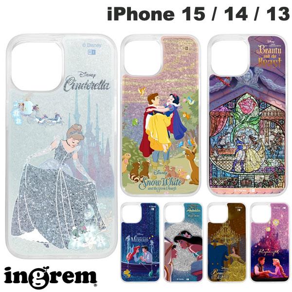 iPhone15 케이스 ingrem iPhone 15 / 14 / 13 디즈니 라메 글리터 케이스 잉글렘 (스마트폰 케이스·커버) 반짝반짝