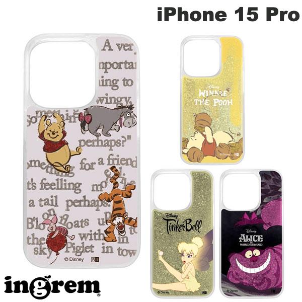 iPhone15pro 케이스 ingrem iPhone 15 Pro 디즈니 라메 글리터 케이스 잉글렘 (스마트폰 케이스·커버) 반짝반짝