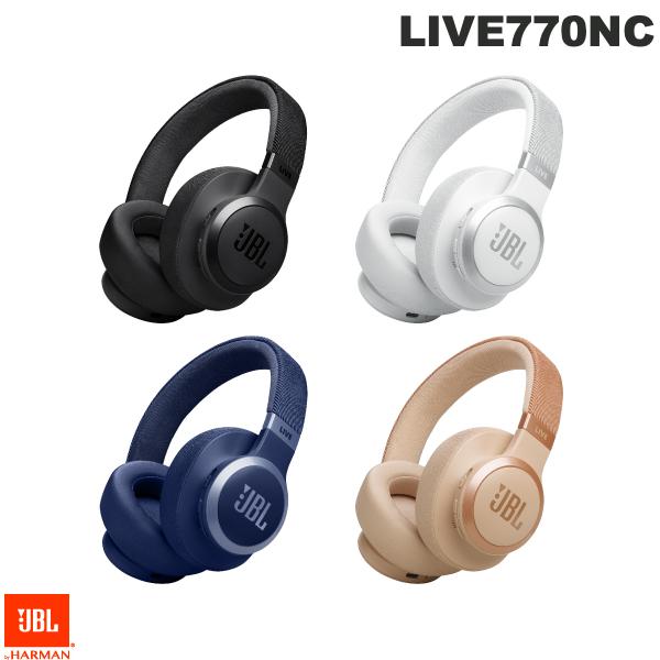 【あす楽】 JBL LIVE770NC Bluetooth 5.3 ハイブリッドノイズキャンセリング ワイヤレスオーバーイヤーヘッドホン ジェービーエル (無線 ヘッドホン)