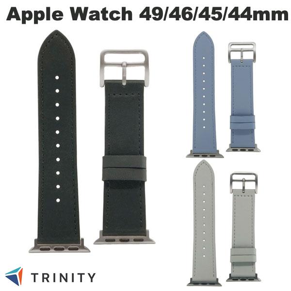 TRINITY Apple Watch 49 / 46 / 45 / 44 / 42mm シリコンレザーバンド トリニティ (アップルウォッチ ベルト バンド) Simplism シンプリズム