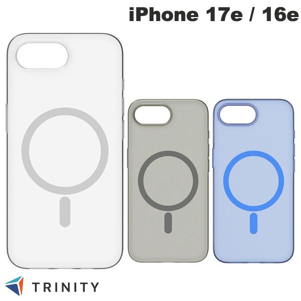 TRINITY iPhone 17e / 16e [Silky Armor] MagSafe対応 シルキータッチケース トリニティ (スマホケース・カバー)