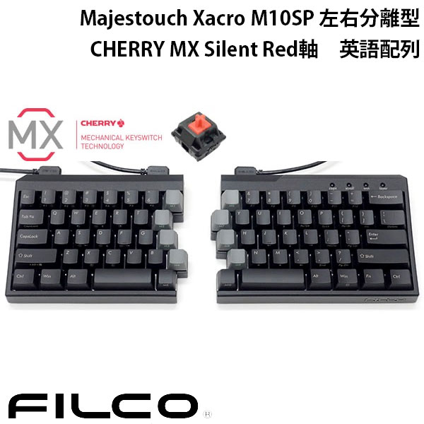 FILCO Majestouch Xacro M10SP ʬΥᥫ˥륭ܡ Ѹ 72 CHERRY MX Silen...