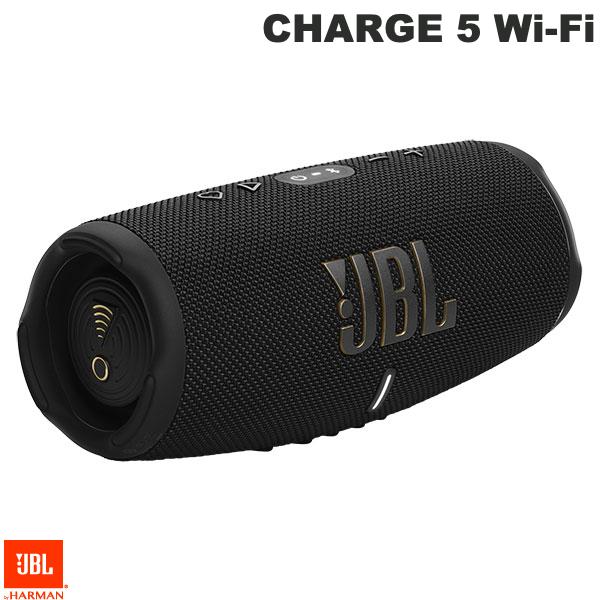  JBL CHARGE 5 Wi-Fi スプラッシュ/ダストプルーフ (IP67) 対応 Wi-Fi / Bluetooth 5.3 スピーカー ブラック # JBLCHARGE5WIFIBJN ジェービーエル (スピーカー Wi-Fi接続)