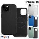 ネコポス発送 MOFT iPhone 15 MOVASレザーケース MagSafe対応 モフト (スマホケース カバー) ヴィーガンレザー