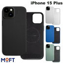 ネコポス発送 MOFT iPhone 15 Plus MOVASレザーケース MagSafe対応 モフト (スマホケース カバー) ヴィーガンレザー