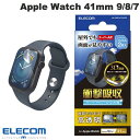 エレコム Apple Watch 41mm Series 9 / 8 / 7 衝撃吸収フィルム 2枚入り スーパーAR 高透明 指紋防止 # AW-23BFLA...
