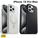 [lR|X] OtterBox iPhone 15 Pro Max SYMMETRY (Vg[) ϏՌ R MagSafeΉ Ib^[{bNX (X}zP[XEJo[) [Ki]