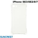  SUNCREST iPhone SE 第3世代 / SE 第2世代 / 8 / 7 NEWT 4ホールケース クリア # i37EiJS01 サンクレスト (スマホケース・カバー)