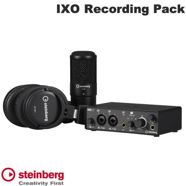 Steinberg IXO Recording Pack USBオーディオインターフェースパック IXO22 / ST-M01コンデンサーマイク / ST-H01ヘ…