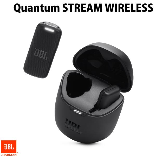 【あす楽】 【マラソン★500円OFFクーポン配布中】 JBL Quantum STREAM WIRELESS USB Type-C 2.4GHzドングル ワイヤレスコンデンサーマイク # JBLSTRMWLUSBCBLK ジェービーエル 風防ファー同梱 屋外 取材 クリップマイク ピンマイク 会議 インタビュー