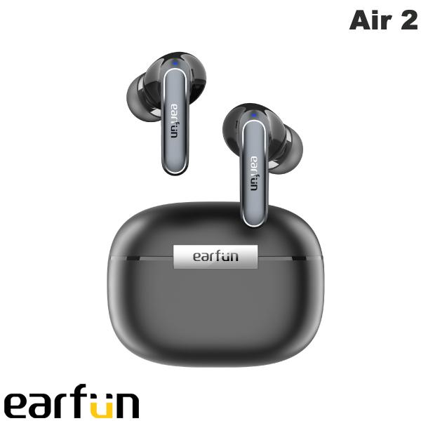 【あす楽】 [VGP2024金賞受賞] EarFun Air 2 Bluetooth 5.3 IPX7 防水 完全ワイヤレスイヤホン ブラック # EarFun Air 2 - Black イヤーファン 左右分離型ワイヤレスイヤホン LDAC ハイレゾ認…