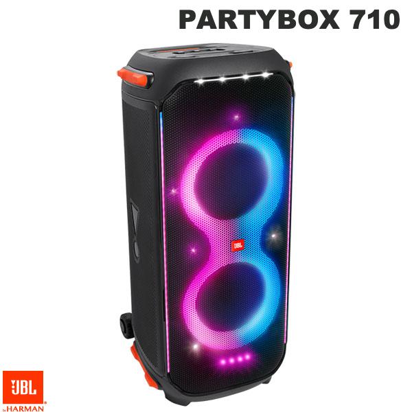 【あす楽】 大型商品 【マラソン★2,000円OFFクーポン配布中】 JBL PARTYBOX 710 ライティング機能搭載 Bluetooth 5.1 IPX4 防水 ワイヤレスパーティースピーカー JBLPARTYBOX710JN ジェービーエル 大音量 音圧 重低音 高音質 ウーファー LED 車輪 マイク2台接続可